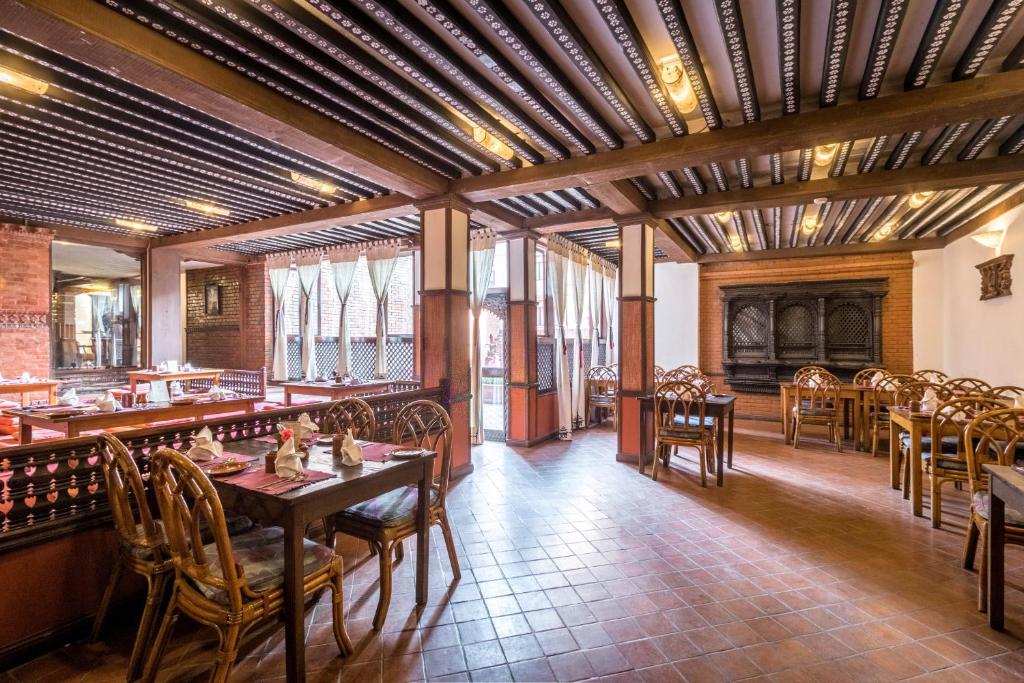 Restaurace v ubytování Kantipur Temple House