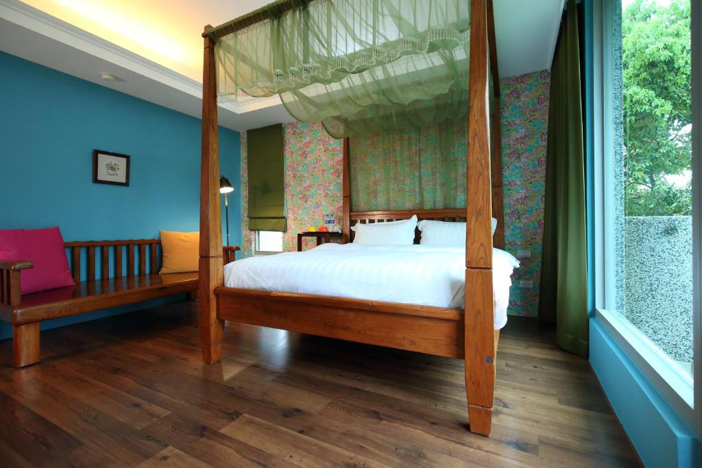 Postel nebo postele na pokoji v ubytování Pretty Sun B&B