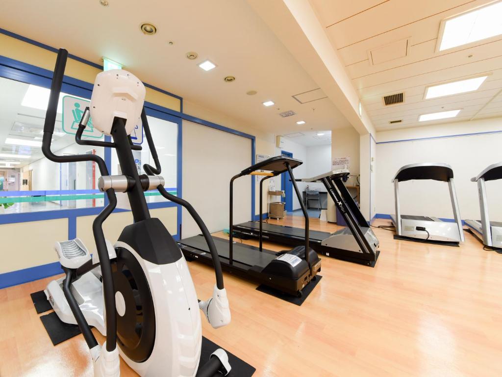 Fitness centrum a/nebo fitness zařízení v ubytování New Sunpia Tsuruga