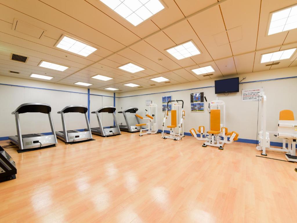 Fitness centrum a/nebo fitness zařízení v ubytování New Sunpia Tsuruga