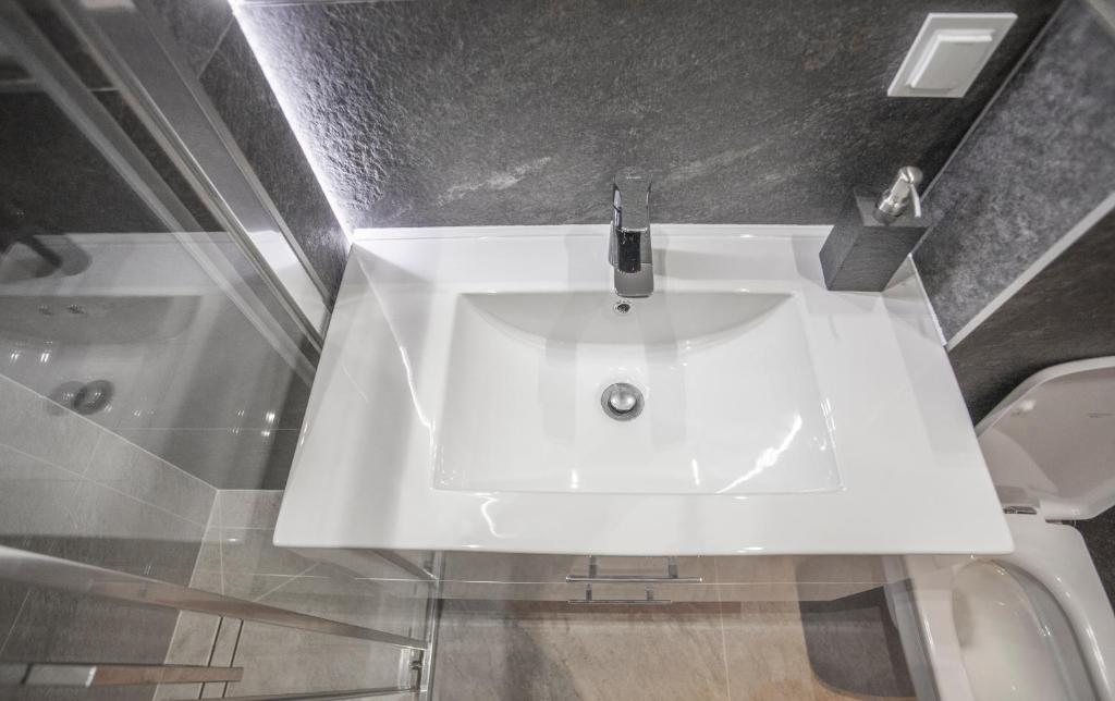 Kúpeľňa v ubytovaní Apartament w Cieplicach