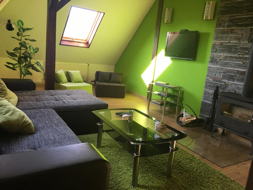 Posezení v ubytování Apartman Adele