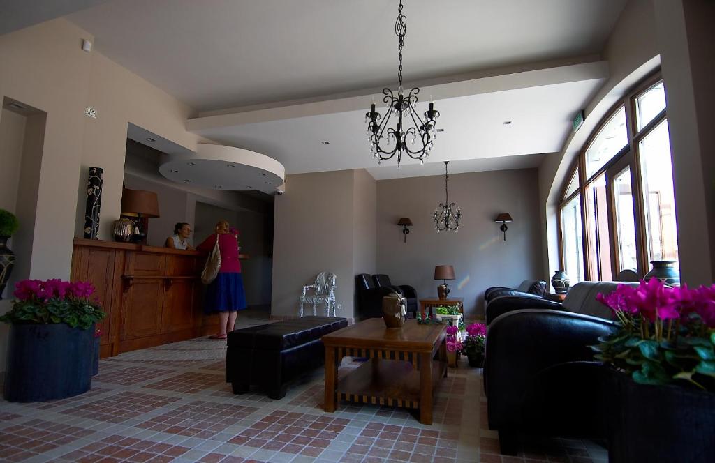 Posezení v ubytování Hotel Tumski