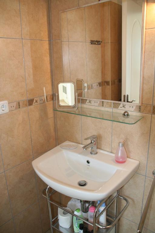 Koupelna v ubytování Villa Gabriela