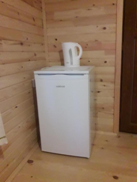 Kuchyň nebo kuchyňský kout v ubytování Bungalow Halil