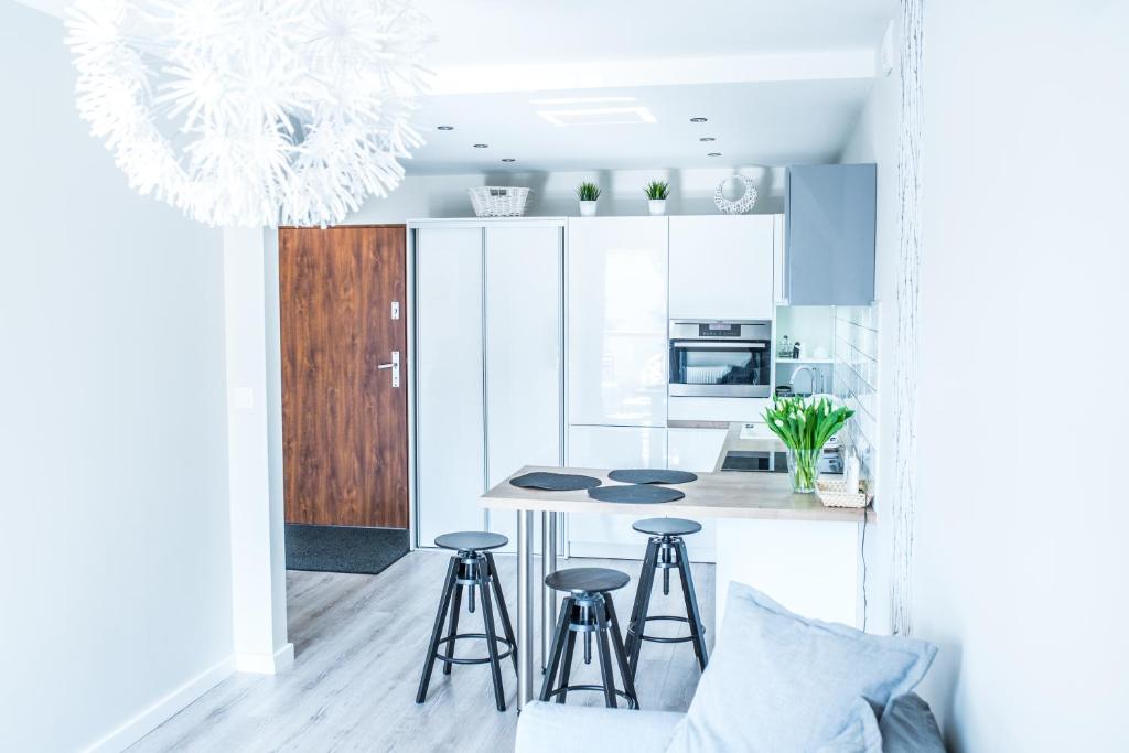 Kuchyňa alebo kuchynka v ubytovaní Apartamenty Gubałówka
