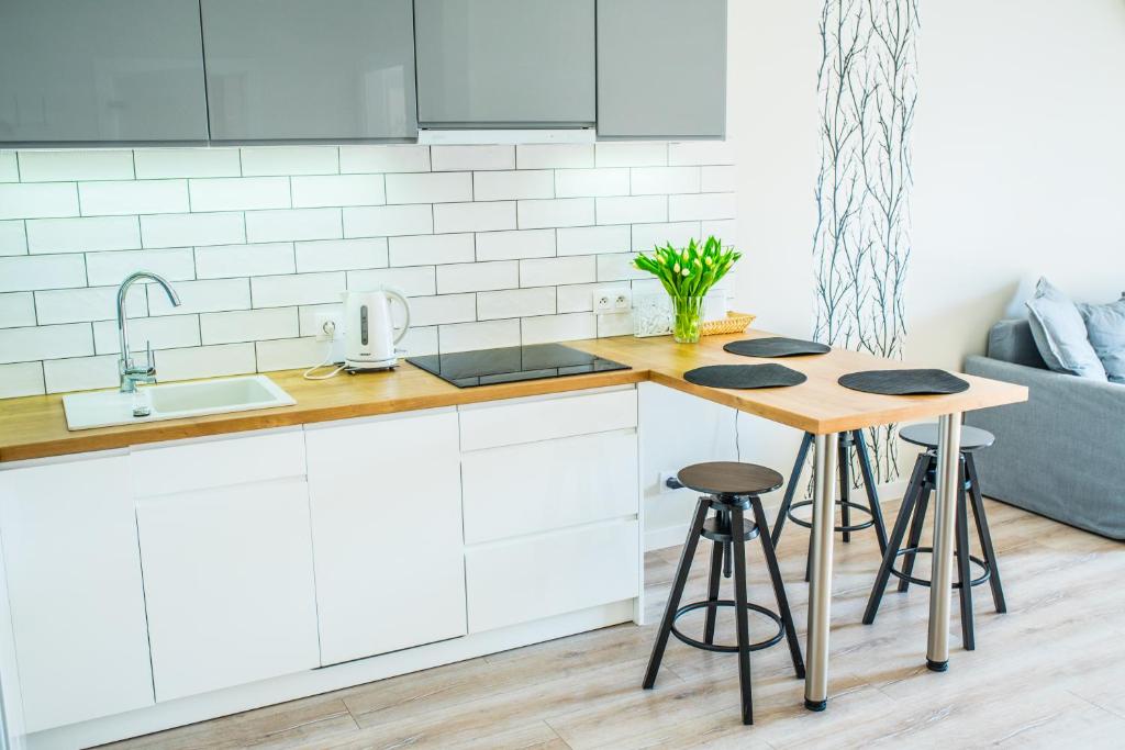 Kuchyňa alebo kuchynka v ubytovaní Apartamenty Gubałówka
