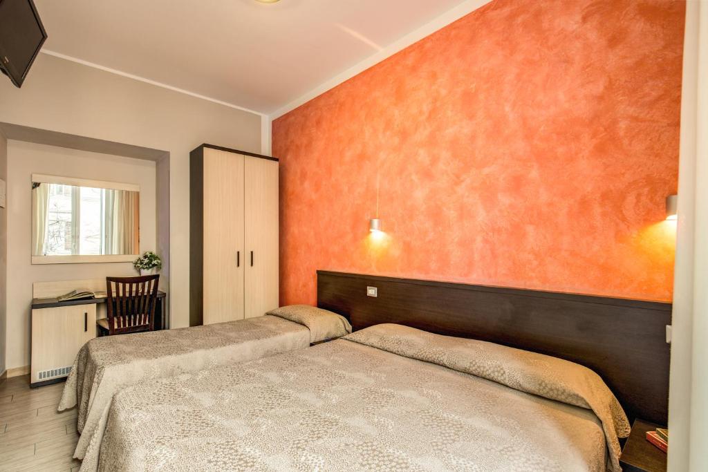 Cama o camas de una habitación en Buonarroti Suite