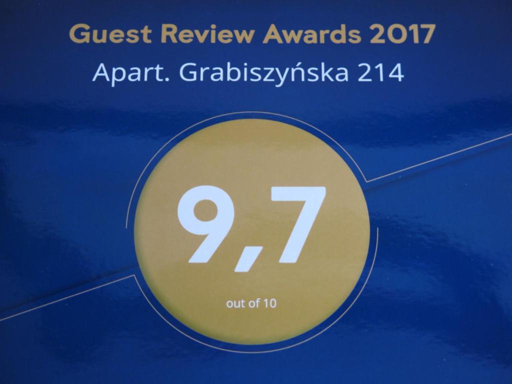 Certifikát, ocenenie alebo iný dokument vystavený v ubytovaní Apart. Grabiszyńska - parking included