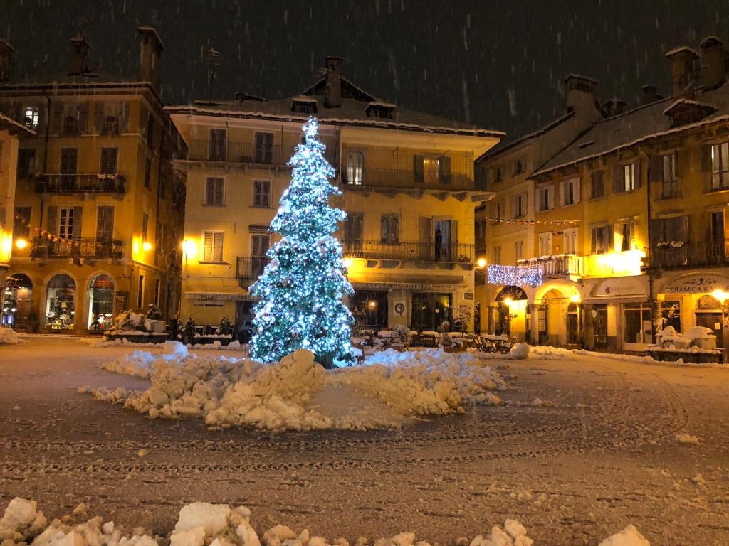 Hotel Domodossola v zimě