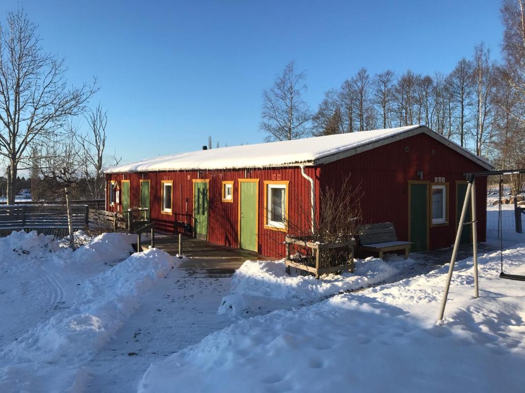 STF Lugnåsberget Ekohotell v zimě