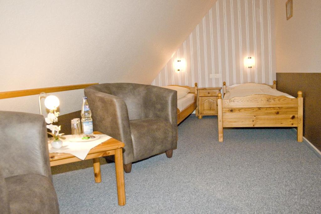 Posezení v ubytování Landgasthof Fegetasch