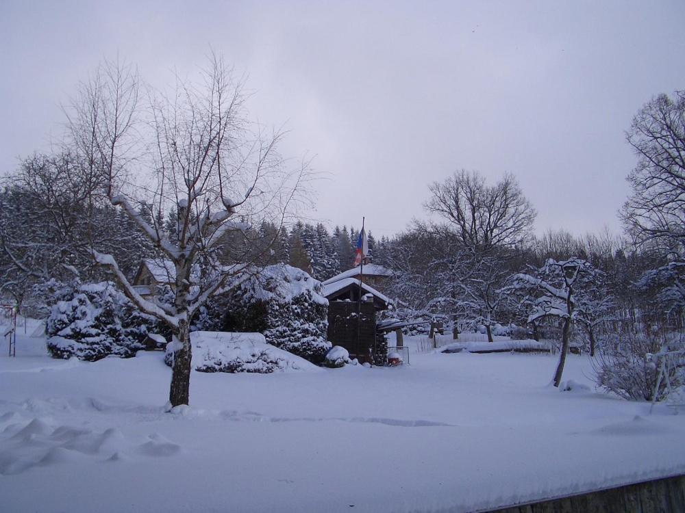 Chata Pavla durante l'inverno