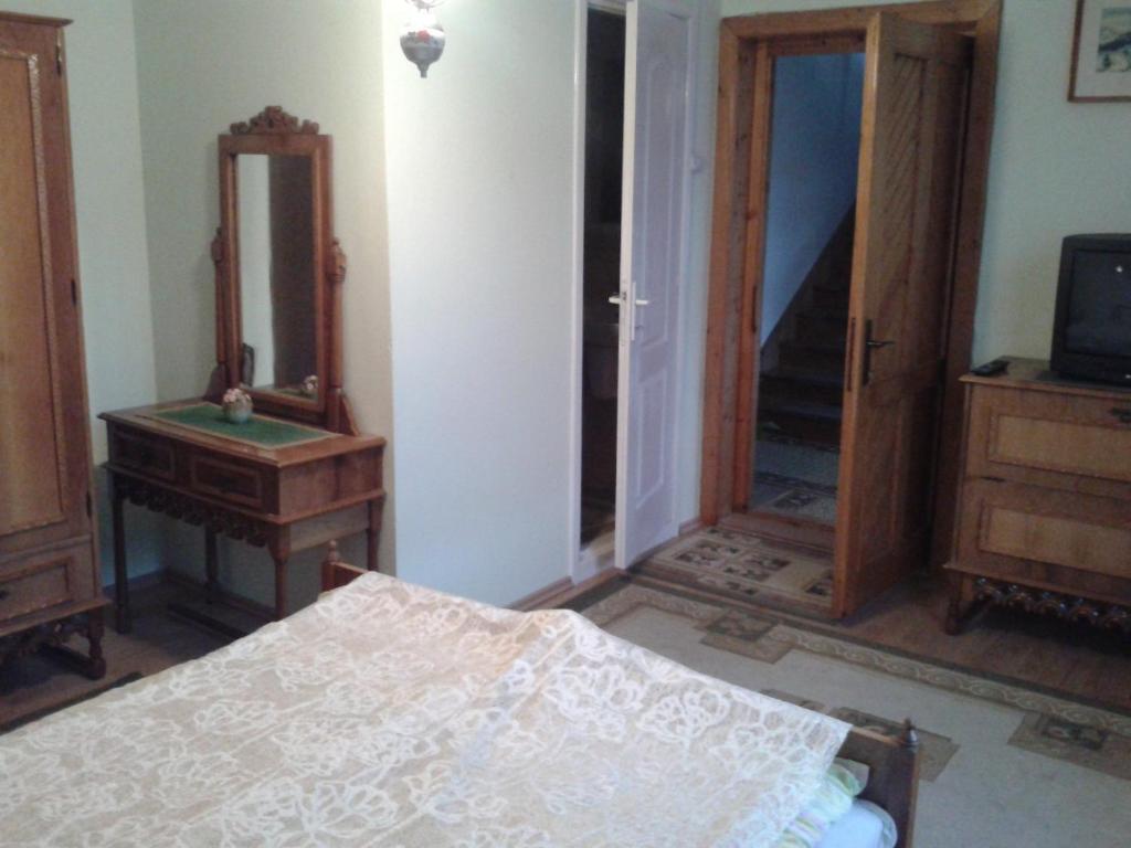 Postel nebo postele na pokoji v ubytování Csaki Vendeghaz