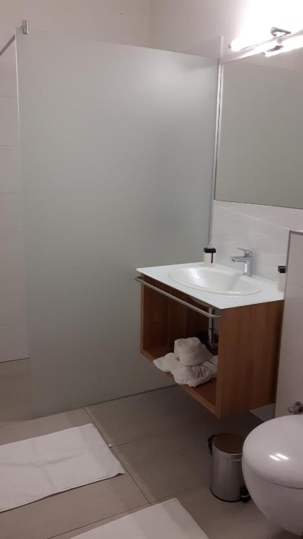 Koupelna v ubytování Gästezimmer Hurem