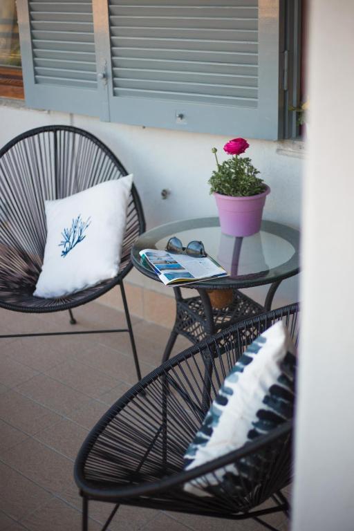 Χώρος καθιστικού στο B & B La Terrazza sul mare