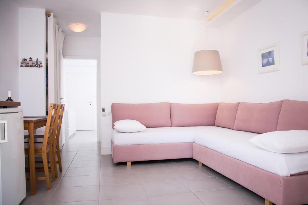 Posezení v ubytování Avgerou Studios and Apartments
