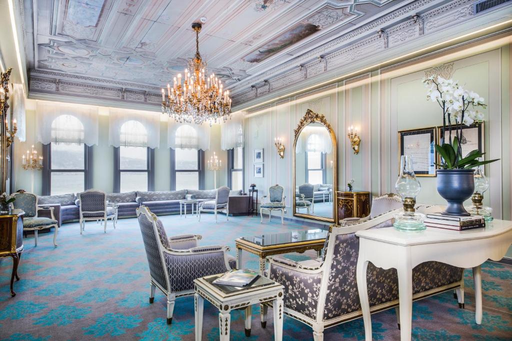 A seating area at Bosphorus Palace Hotel