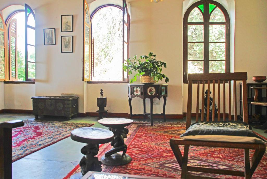 Posezení v ubytování Hiliki House