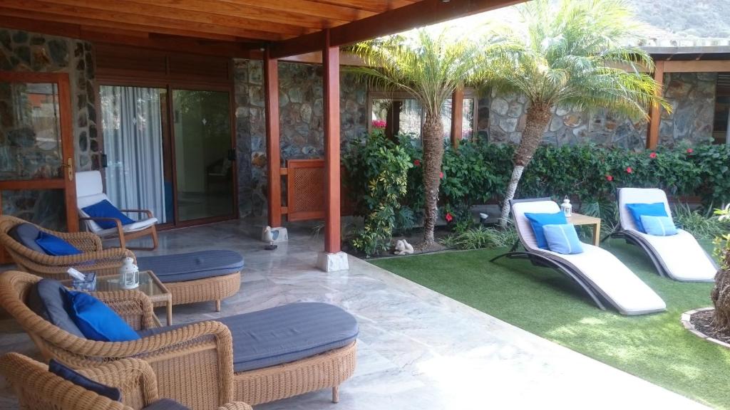 Ogród w obiekcie Villa Luxe Tauro Mogan