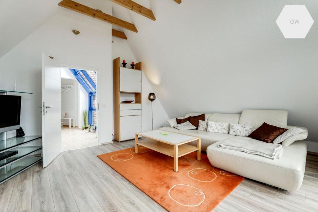 Et tv og/eller underholdning på Apartment 81 qm, Messe/Exhibition Center