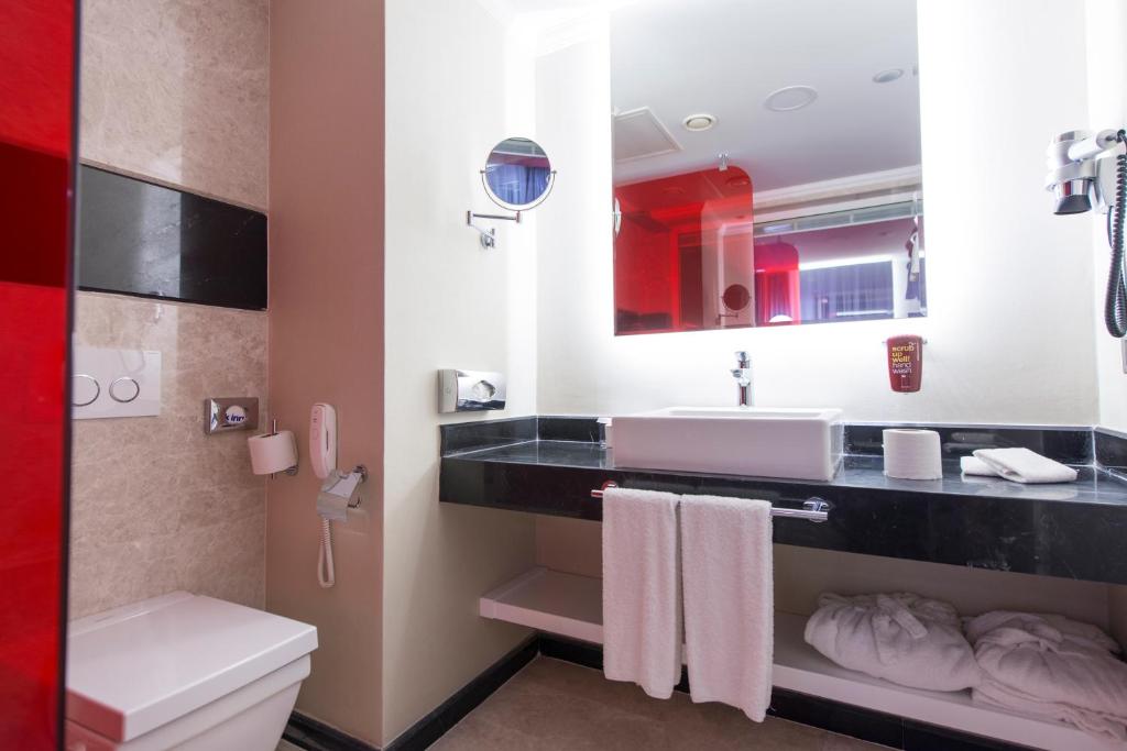 Koupelna v ubytování Park Inn by Radisson Ankara Cankaya