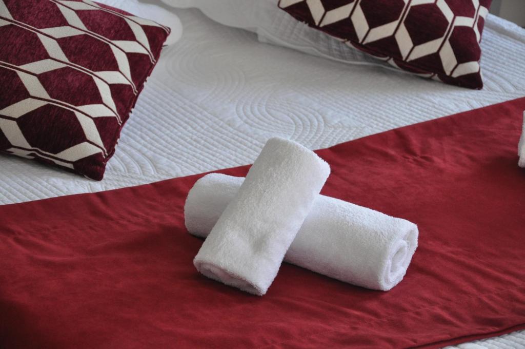 Postel nebo postele na pokoji v ubytování Hotel Cote Basque