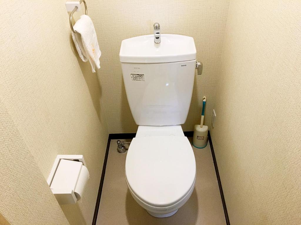Koupelna v ubytování Osaka Tengachaya Guesthouse SAYURI II