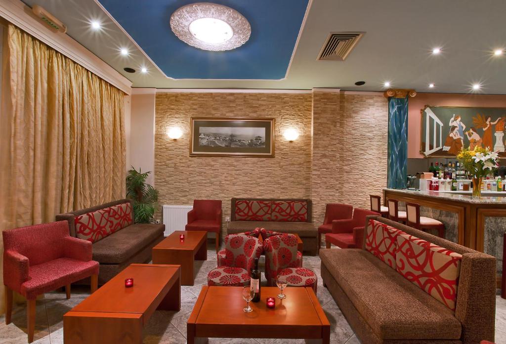 Posezení v ubytování Epidavria Hotel