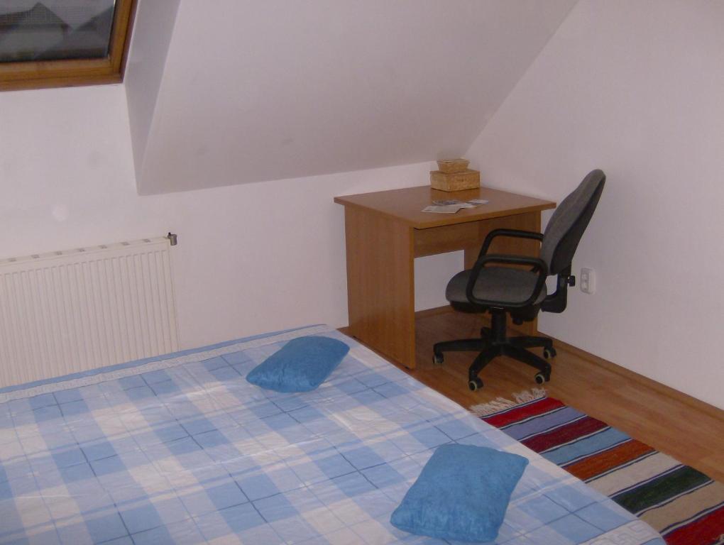 Postel nebo postele na pokoji v ubytování Csapd le Csacsi Vendégház