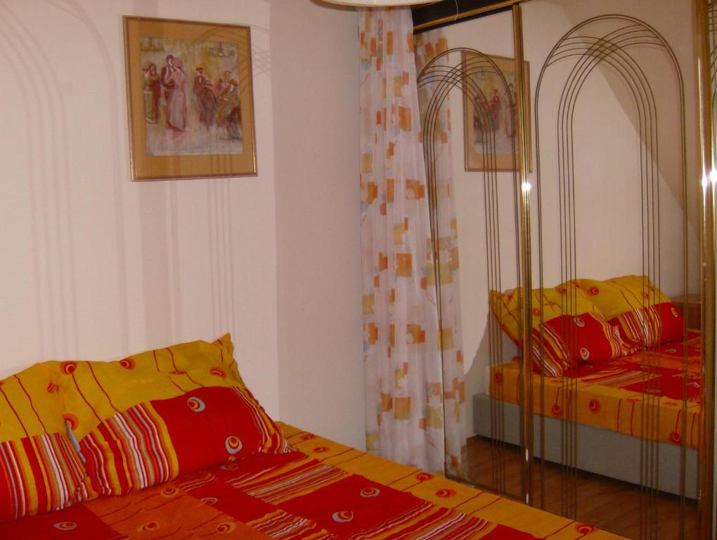 Postel nebo postele na pokoji v ubytování Csapd le Csacsi Vendégház