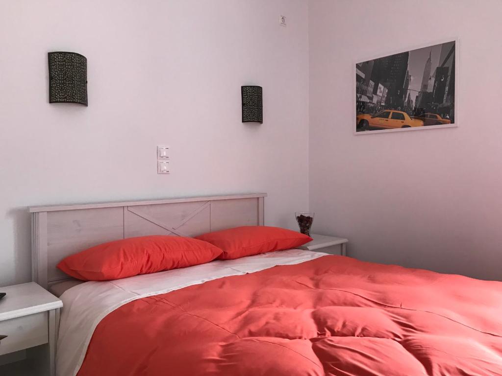 Posteľ alebo postele v izbe v ubytovaní dream penthouse