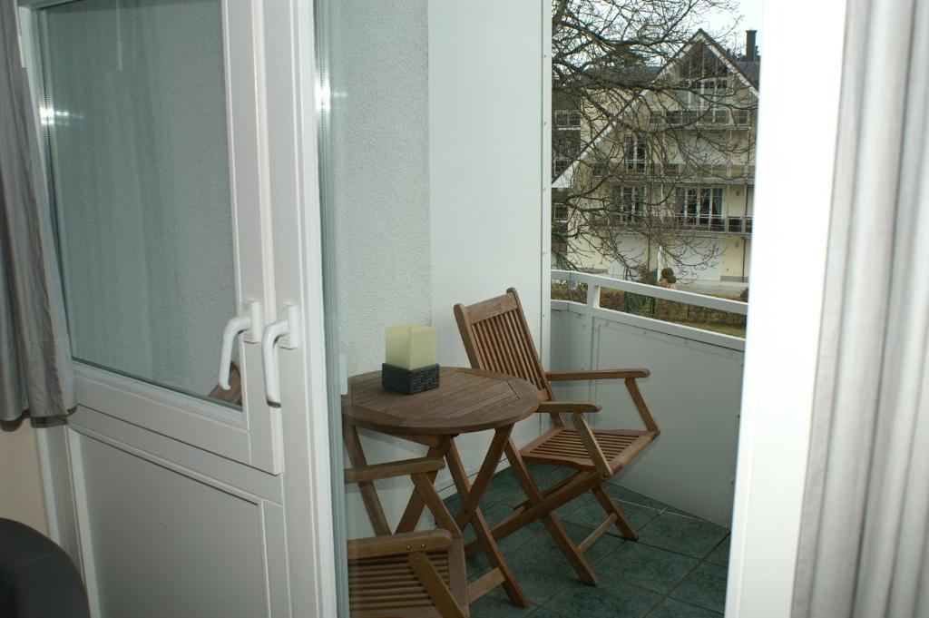 Balkón nebo terasa v ubytování Hotel Strandpavillon