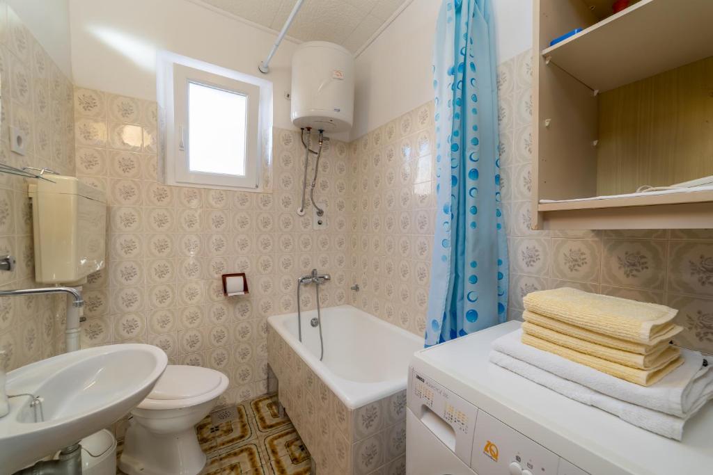 Koupelna v ubytování Apartments Jakovčev