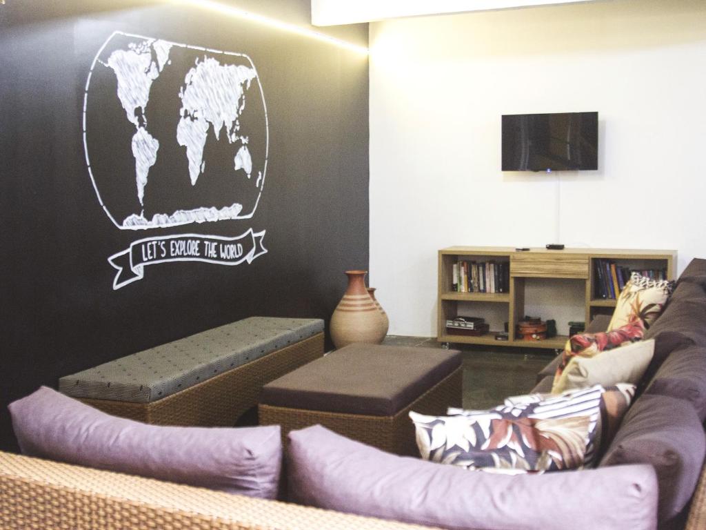 Posezení v ubytování Che Lagarto Hostel Morro De São Paulo