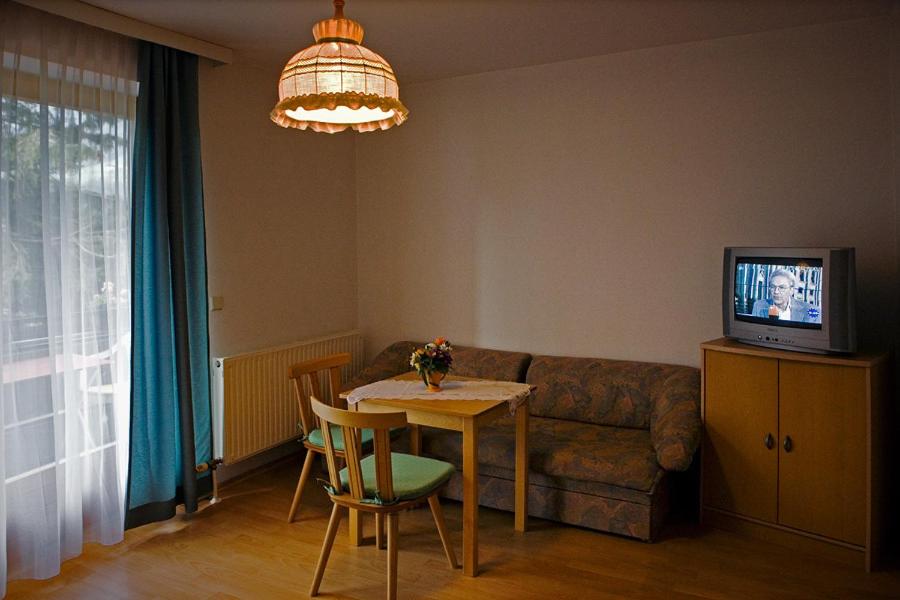 TV a/nebo společenská místnost v ubytování Edelweisshof