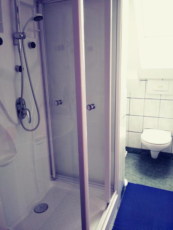 Koupelna v ubytování Gästehaus Hobelleitner