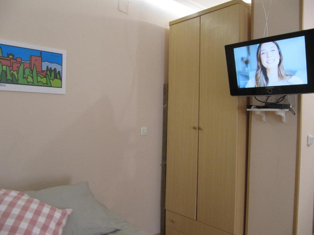 Televízia a/alebo spoločenská miestnosť v ubytovaní STUDIO SUEÑO NEVADO DELUXE ECOMOMIC