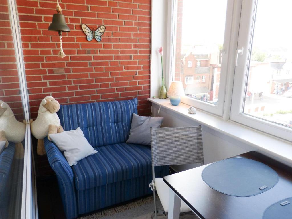 Posezení v ubytování Ferienwohnung *Mein Meerblick*