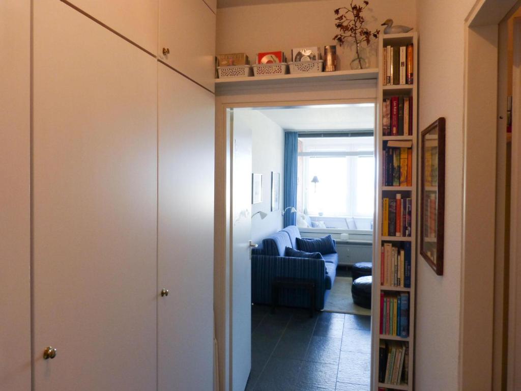 Knihovna v apartmánu