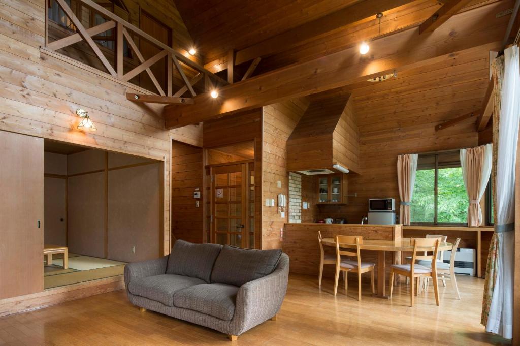 Posezení v ubytování Izumigo AMBIENT Azumino Cottage