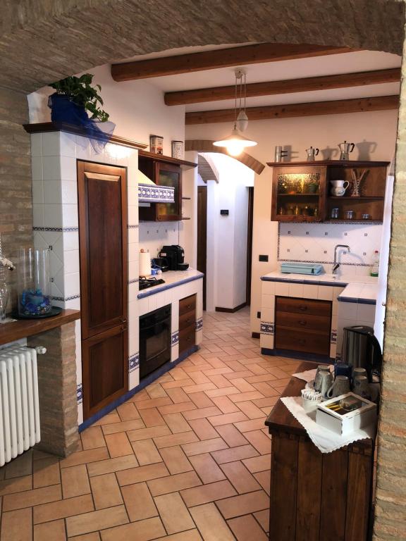 Kuchnia lub aneks kuchenny w obiekcie Mb bed & breakfast