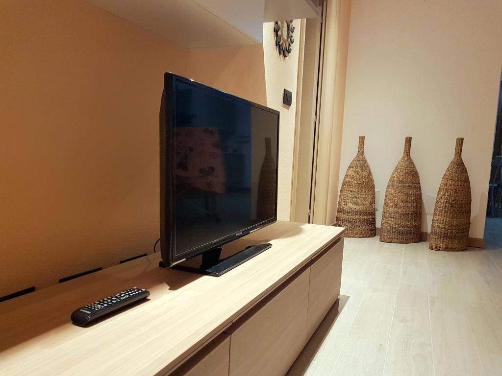 Telewizja i/lub zestaw kina domowego w obiekcie Il Torchio