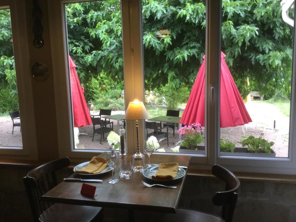 Zahrada ubytování Hostellerie du Vieux Moulin