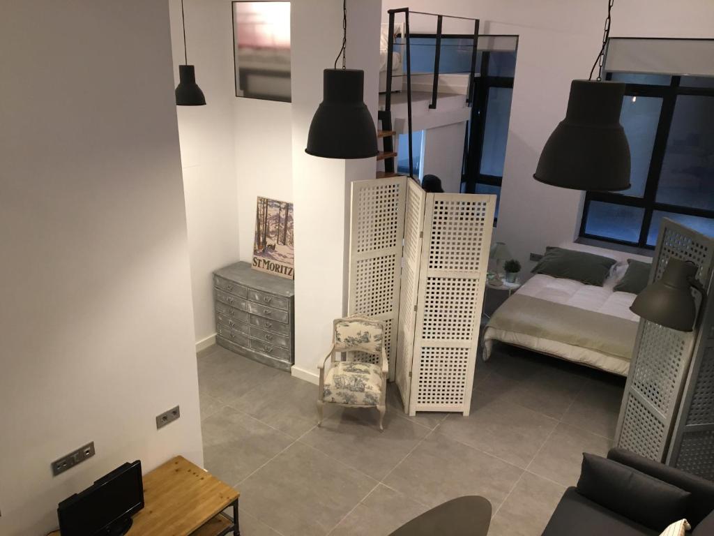 Posteľ alebo postele v izbe v ubytovaní Lofts Miriam
