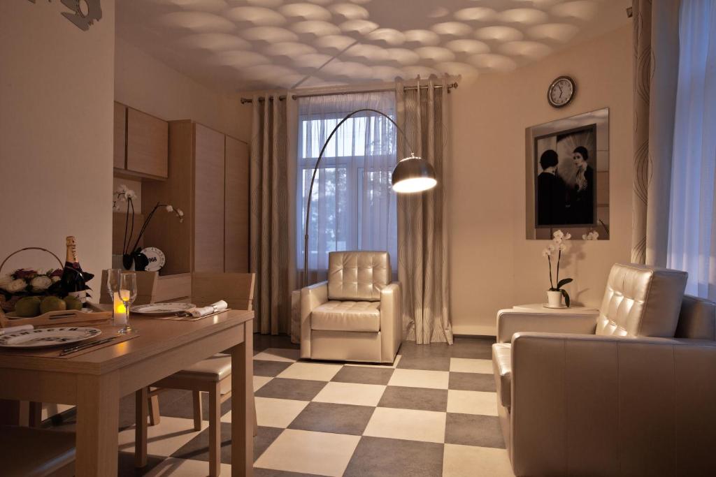 Posezení v ubytování Hotel Dom Aktera