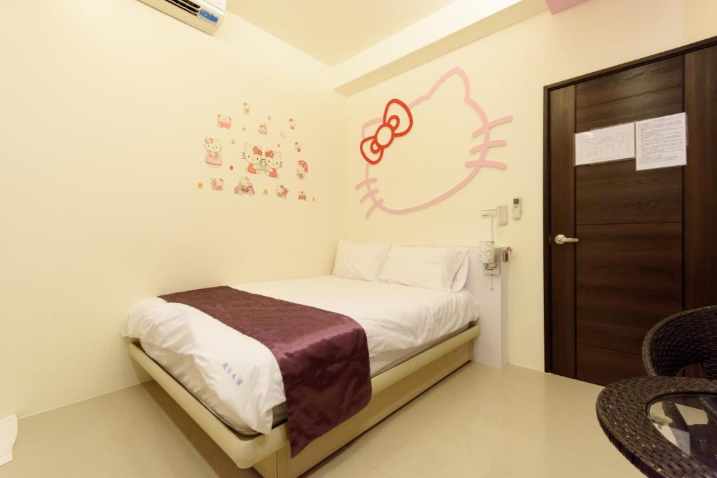 Voodi või voodid majutusasutuse Tiramisu places Sea view Homestay toas