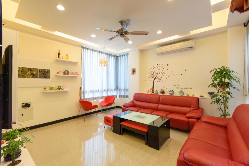 Istumisnurk majutusasutuses Tiramisu places Sea view Homestay