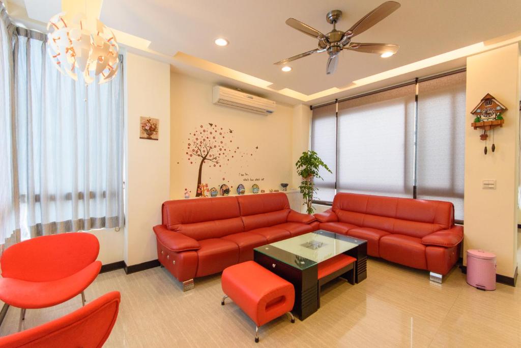 Istumisnurk majutusasutuses Tiramisu places Sea view Homestay