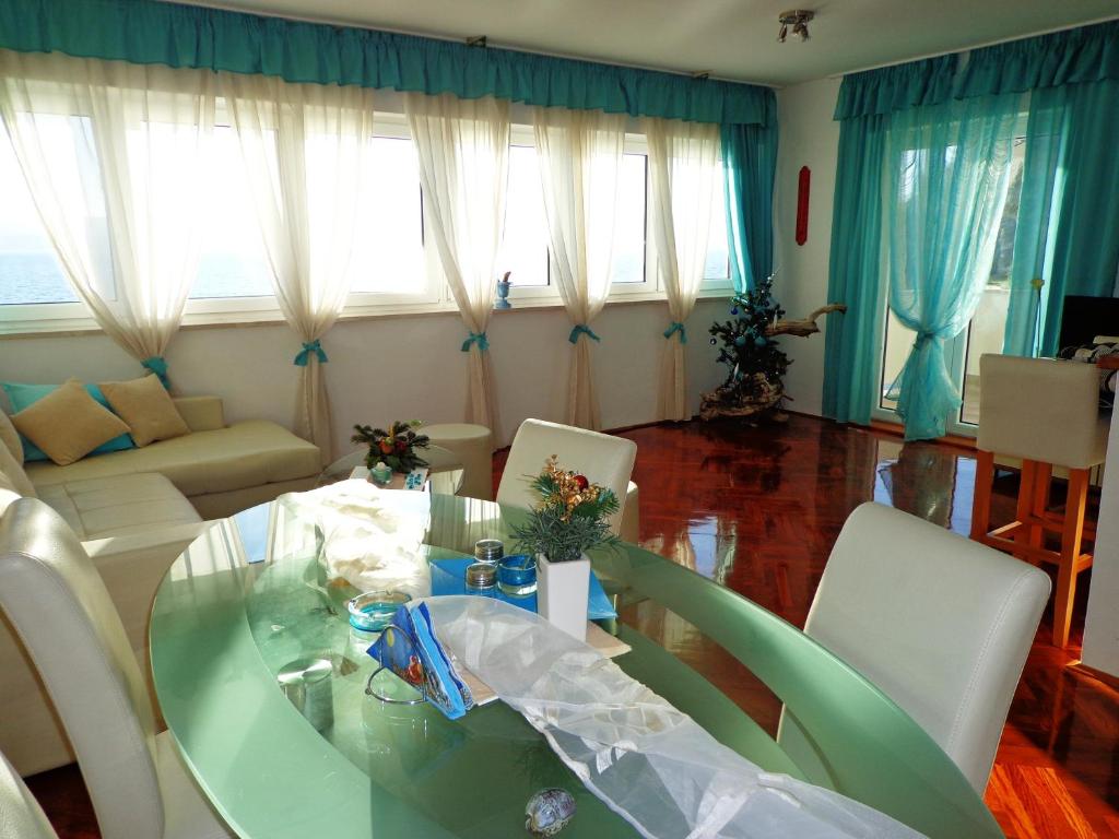 Posezení v ubytování Apartments Mistral